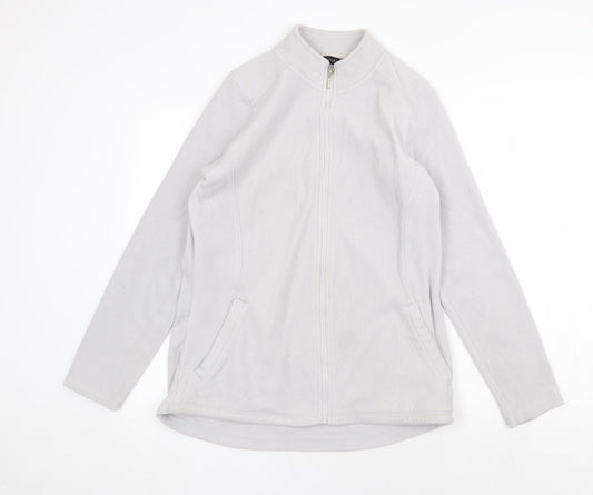 F&F Womens Grey Jacket Size 16 Zip