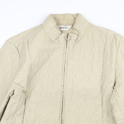 Womens UK Size 12 Damart Beige Jacket