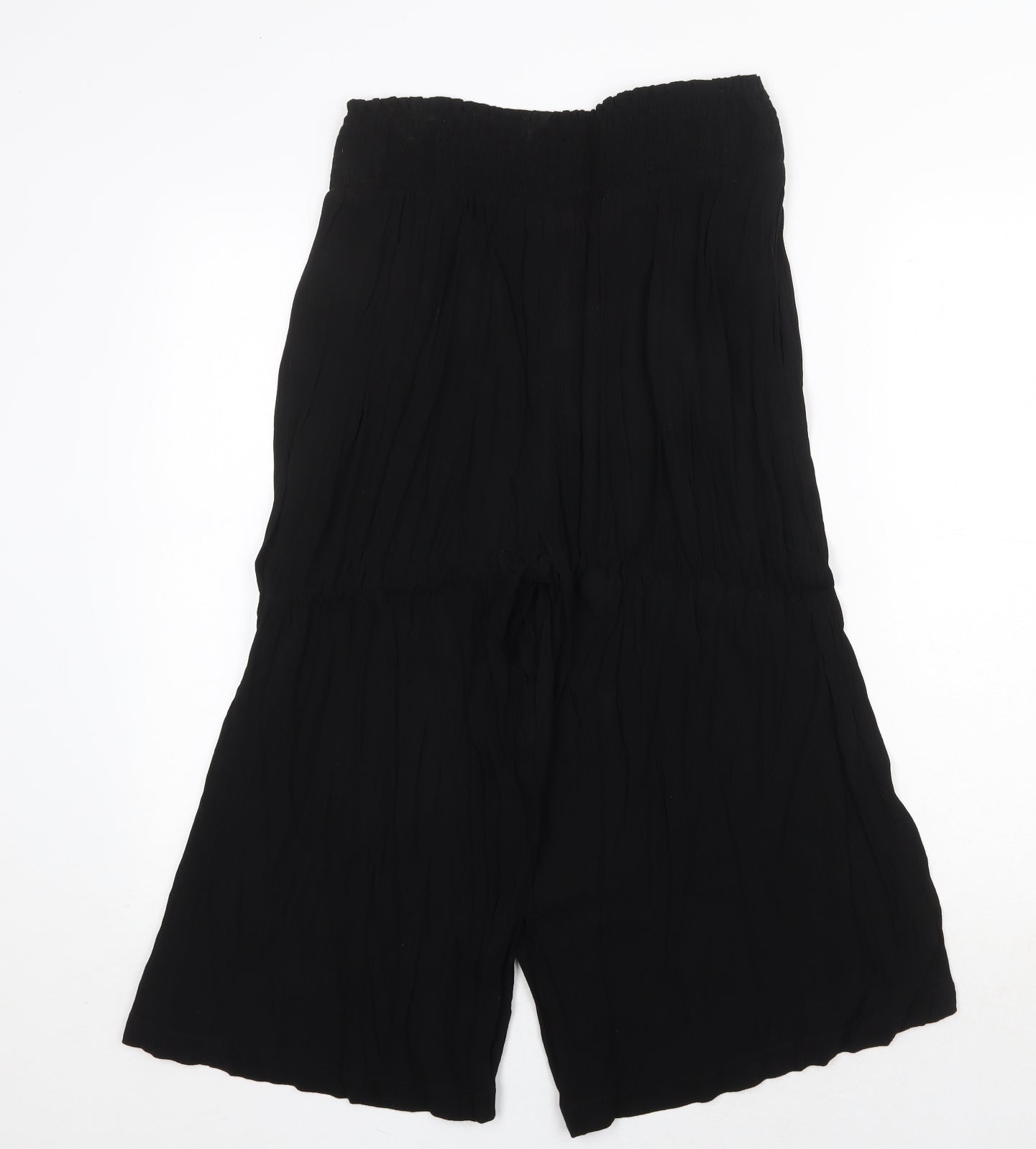 Capsule Womens Black Polyester Trousers Size 30 in Regular