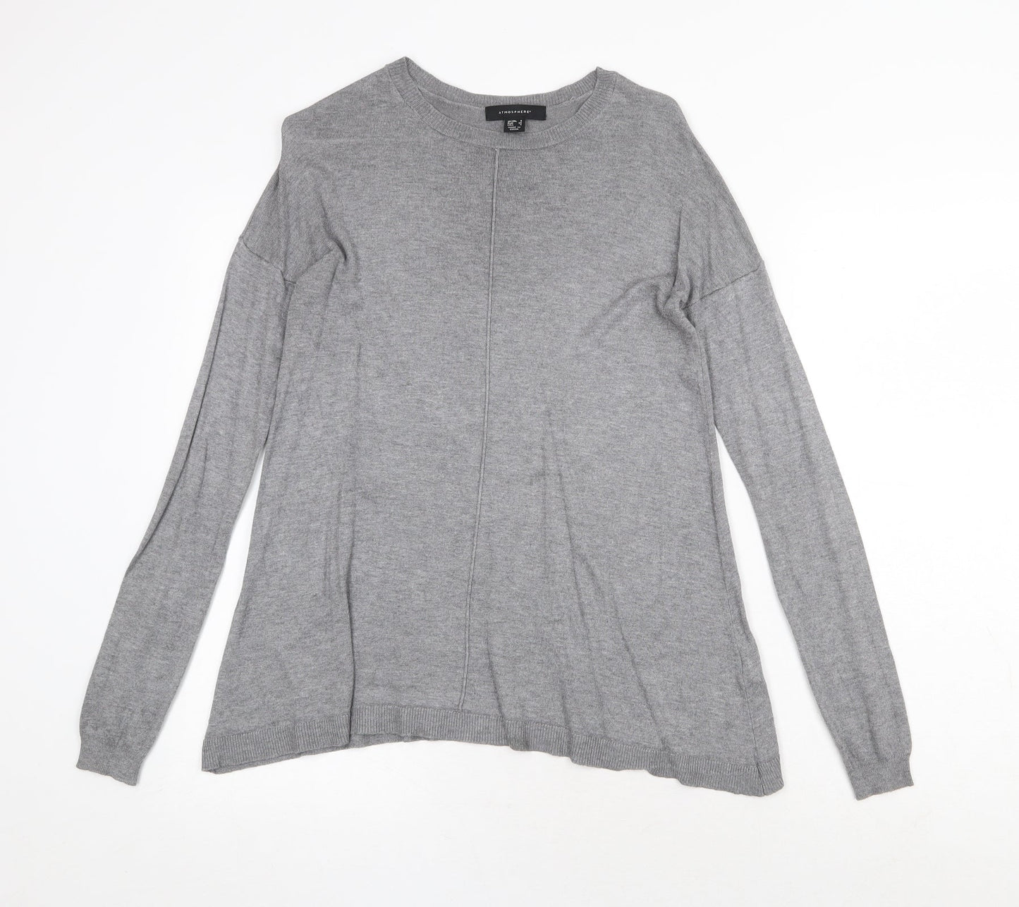 Womens UK Size 8 Atmosphere Grey Pullover Jumper
