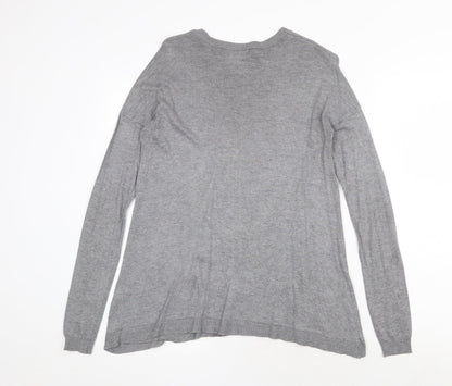Womens UK Size 8 Atmosphere Grey Pullover Jumper
