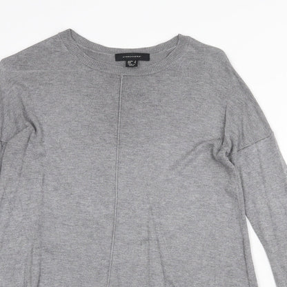 Womens UK Size 8 Atmosphere Grey Pullover Jumper