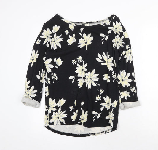 Womens UK Size S H&M Black Pullover Jumper