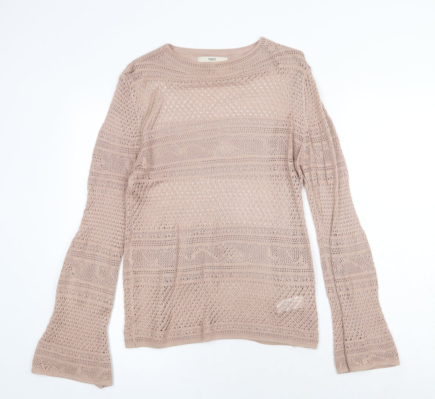Womens UK Size 12 NEXT Beige Pullover Jumper