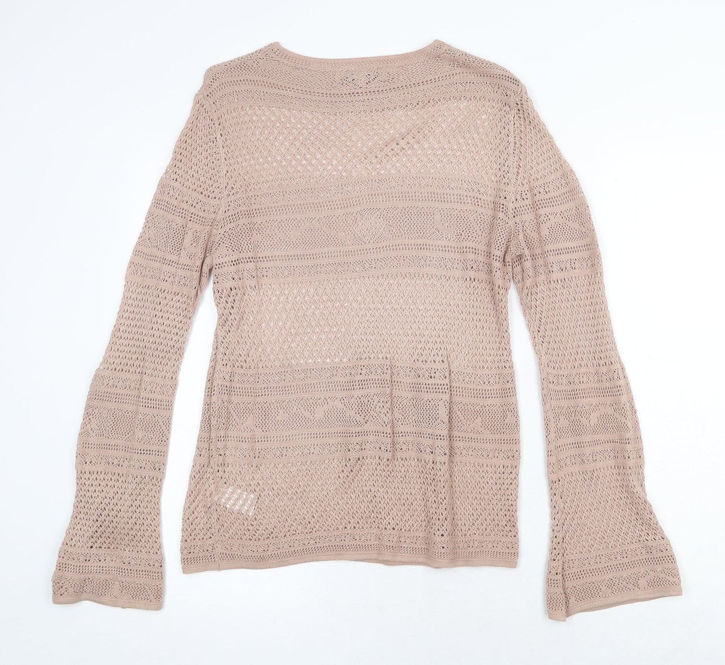 Womens UK Size 12 NEXT Beige Pullover Jumper