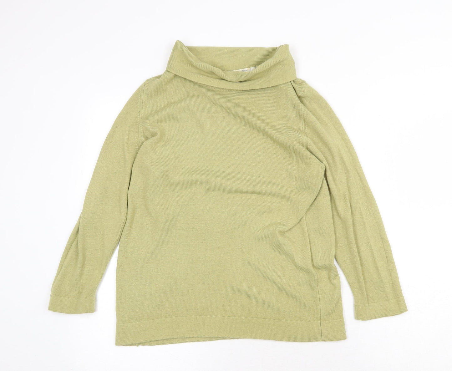 Womens UK Size 12 Marks and Spencer Green Pullover Jumper