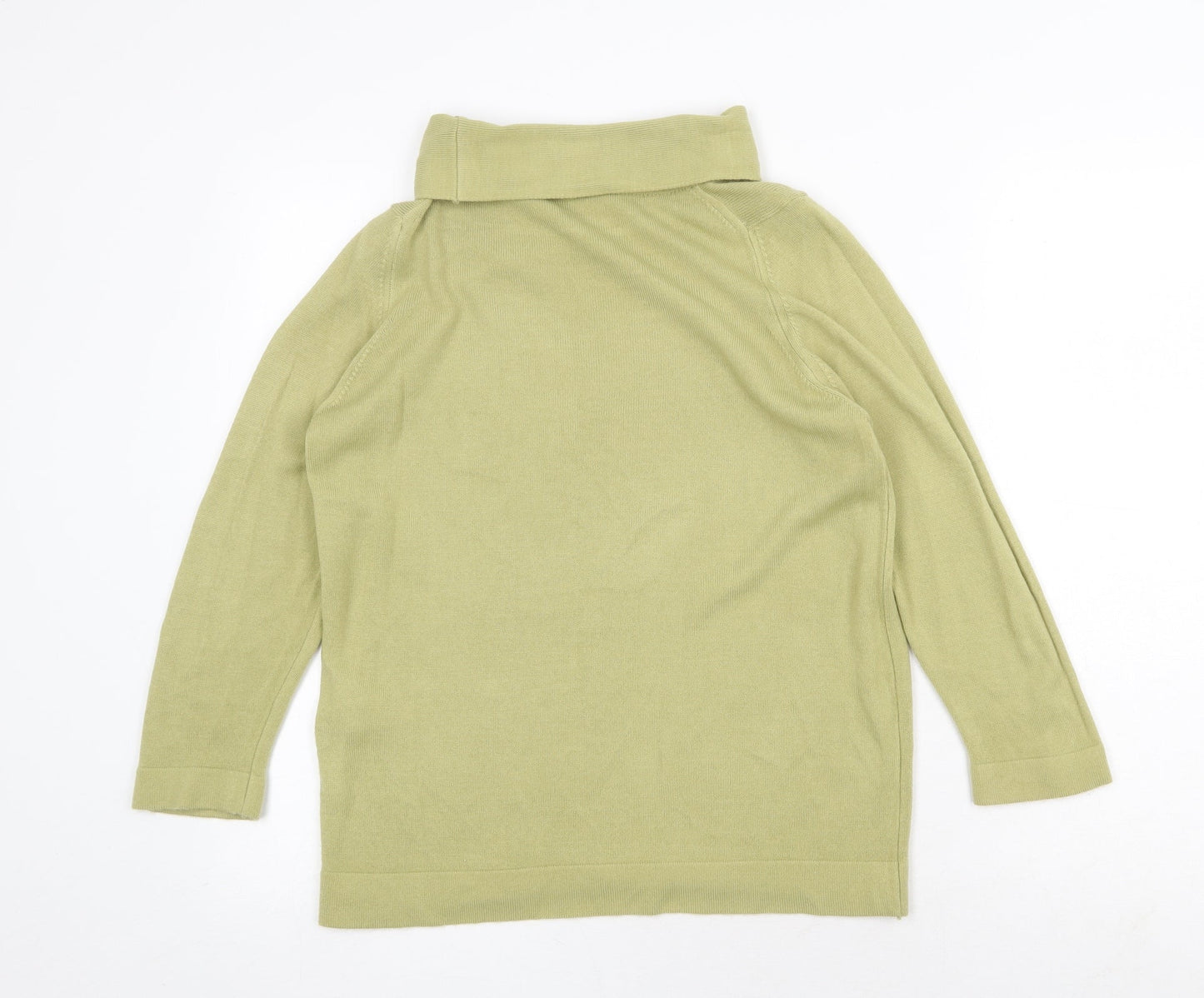 Womens UK Size 12 Marks and Spencer Green Pullover Jumper