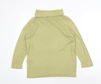 Womens UK Size 12 Marks and Spencer Green Pullover Jumper