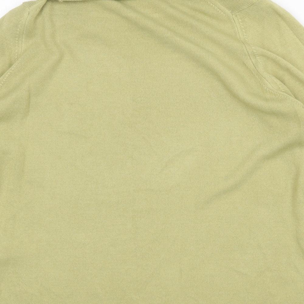 Womens UK Size 12 Marks and Spencer Green Pullover Jumper