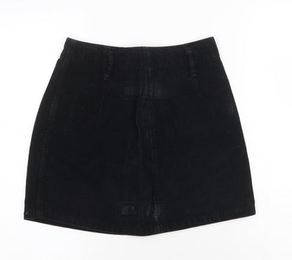Womens UK Size 8 Denim & Co. A-Line Corduroy Skirt