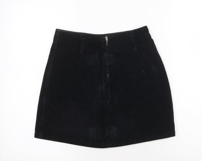 Womens UK Size 8 Denim & Co. A-Line Corduroy Skirt
