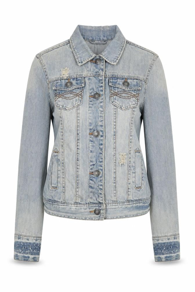 Womens UK Size 8 Denim & Co. Blue Jacket