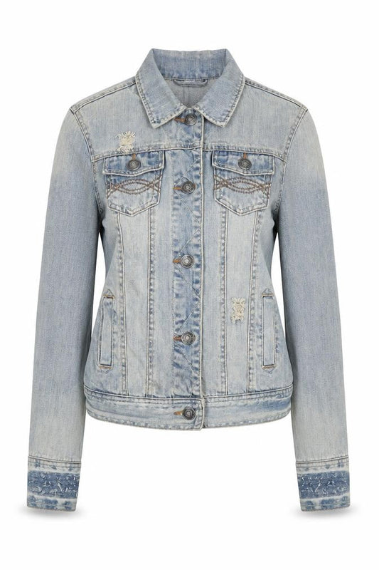 Womens UK Size 8 Denim & Co. Blue Jacket