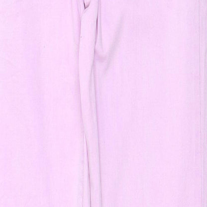 River Island Womens Purple Cotton Skinny Jeans Size 6 Regular Zip