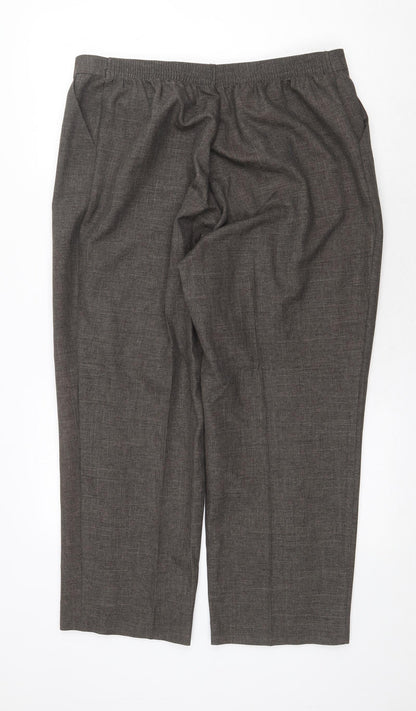 Womens UK Size 36 in Preworn Regular Fit  Brown Trousers