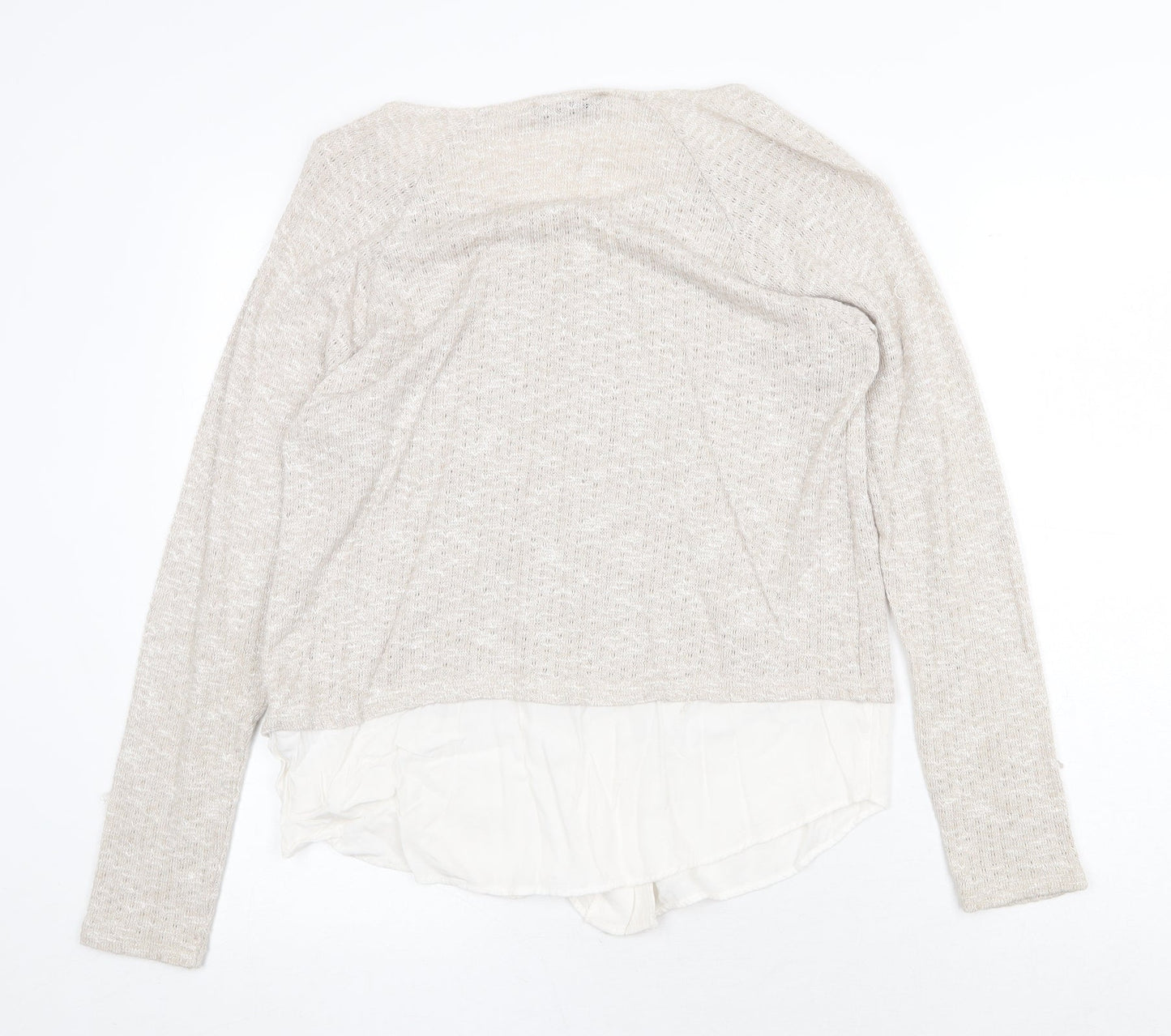 Womens UK Size 12 Marks and Spencer Beige Pullover Jumper
