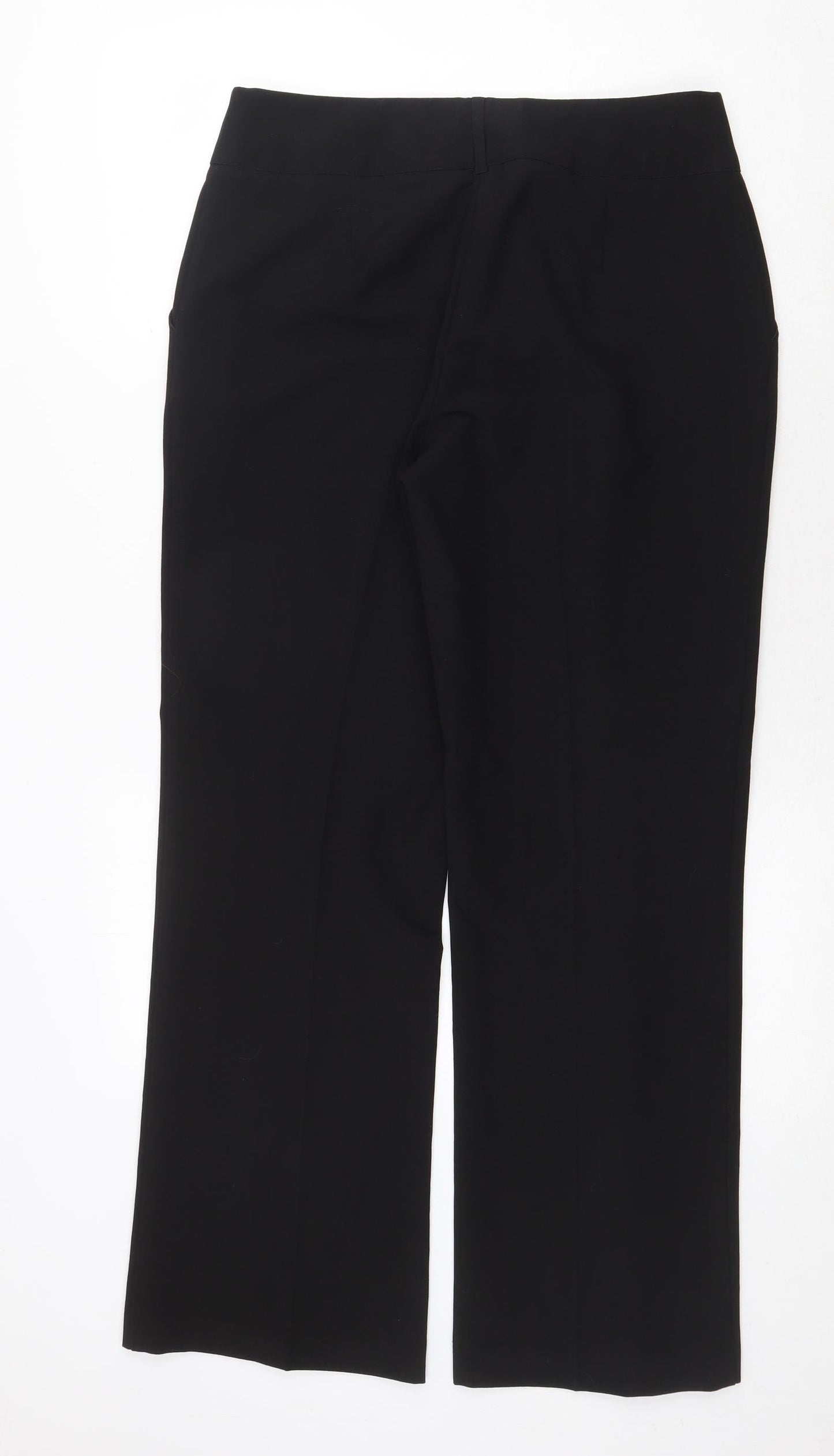 Womens UK Size 12 Intuition Regular Fit  Black Trousers