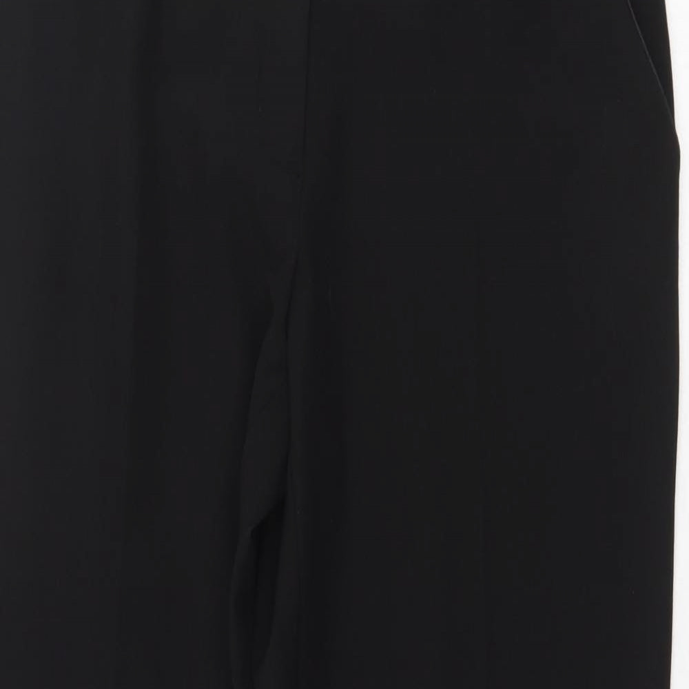 Womens UK Size 12 Intuition Regular Fit  Black Trousers