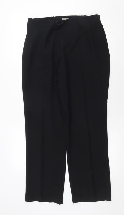 Womens UK Size 14 Marks and Spencer Regular Fit  Black Trousers