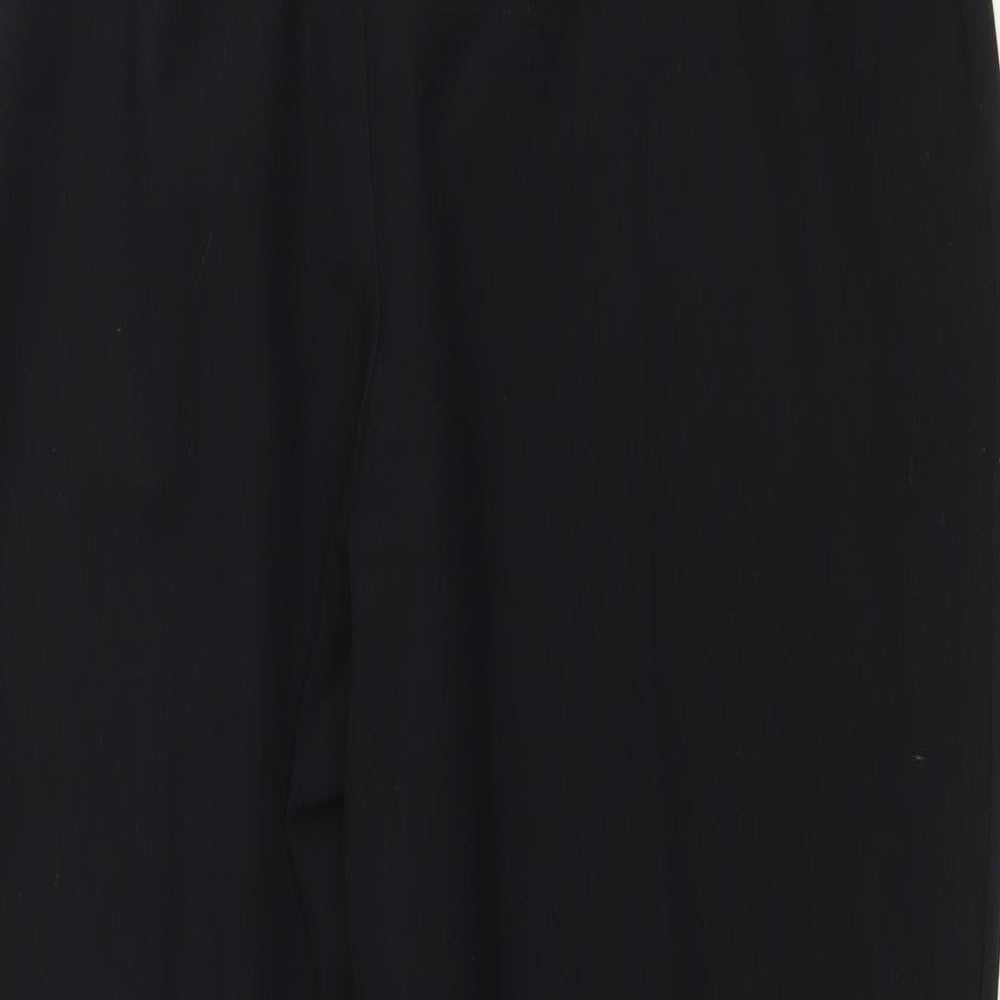 Womens UK Size 14 Marks and Spencer Regular Fit  Black Trousers