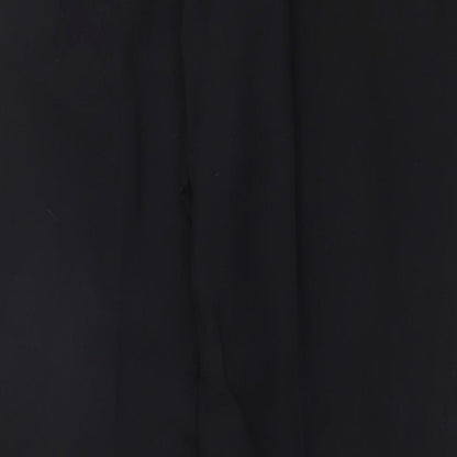 Womens UK Size 14 Marks and Spencer Regular Fit  Black Trousers
