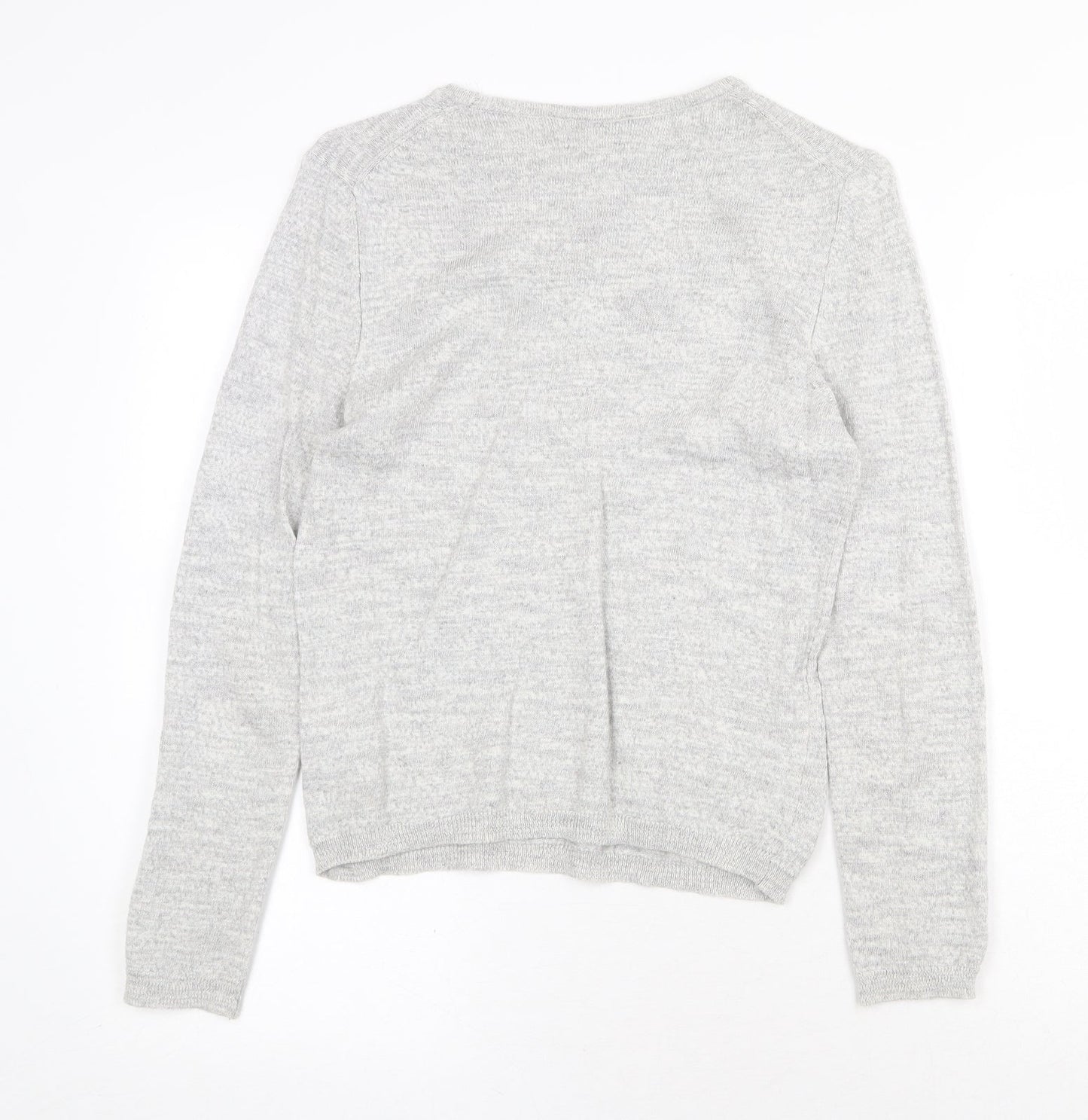 Womens UK Size S Zara Grey Pullover Jumper