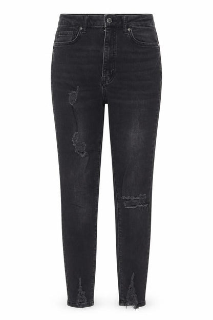 Forever 21 Womens Grey Cotton Skinny Jeans Size 10 Regular Zip