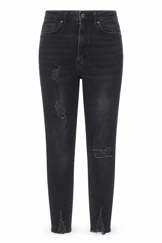 Forever 21 Womens Grey Cotton Skinny Jeans Size 10 Regular Zip