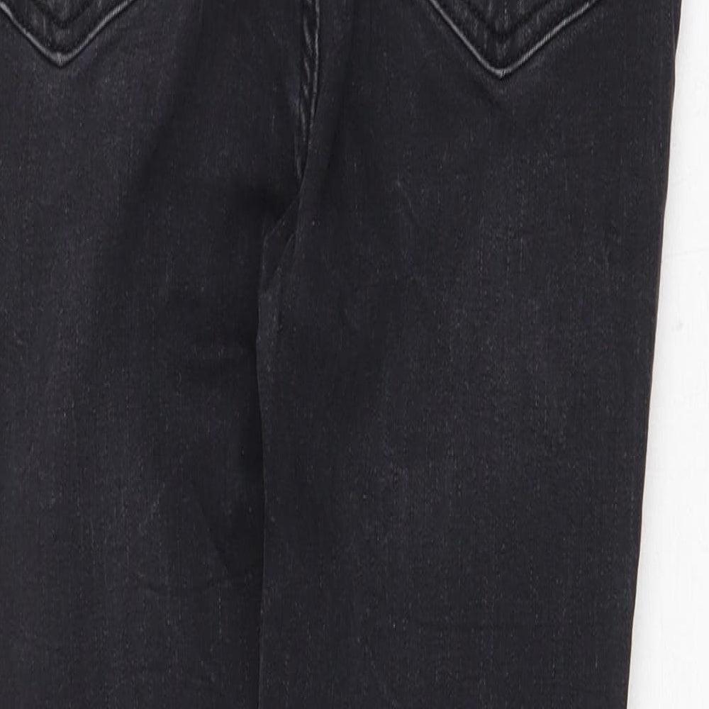 FOREVER 21 Womens Grey Cotton Skinny Jeans Size 10 Regular Zip