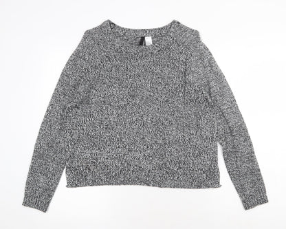 Womens UK Size M H&M Grey Pullover Jumper