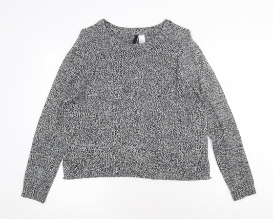 Womens UK Size M H&M Grey Pullover Jumper
