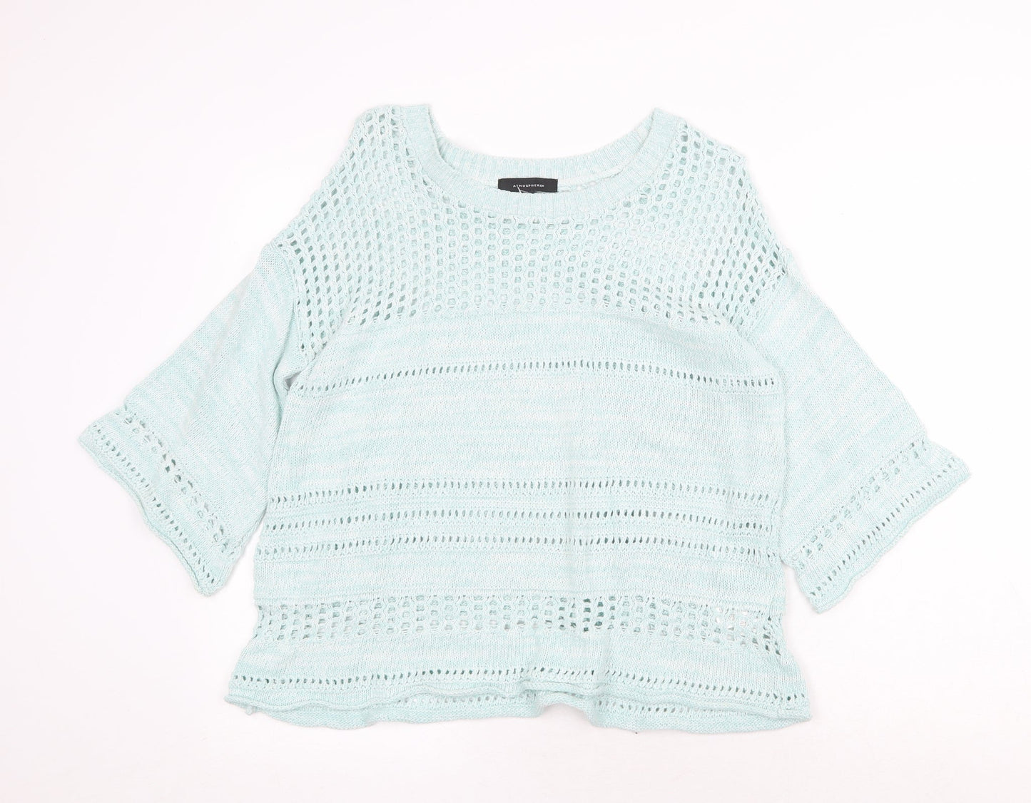 Womens UK Size M Atmosphere Green Pullover Jumper