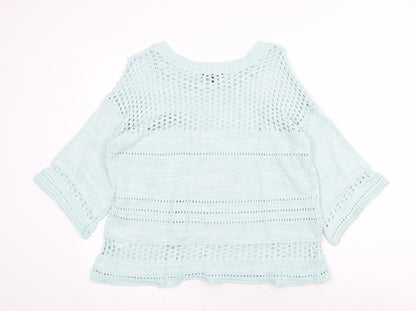 Womens UK Size M Atmosphere Green Pullover Jumper
