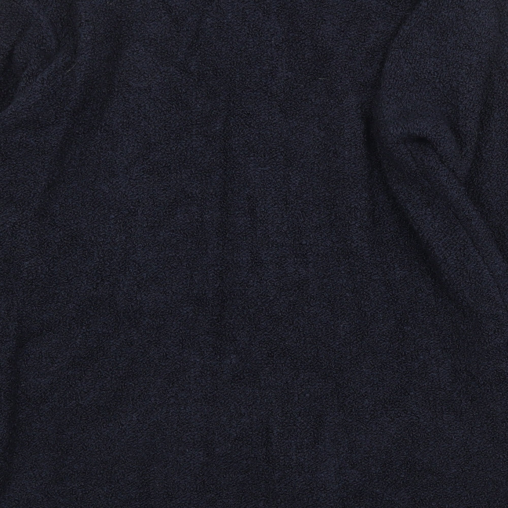 First Avenue Womens Blue Jacket Coatigan Size 14 Button