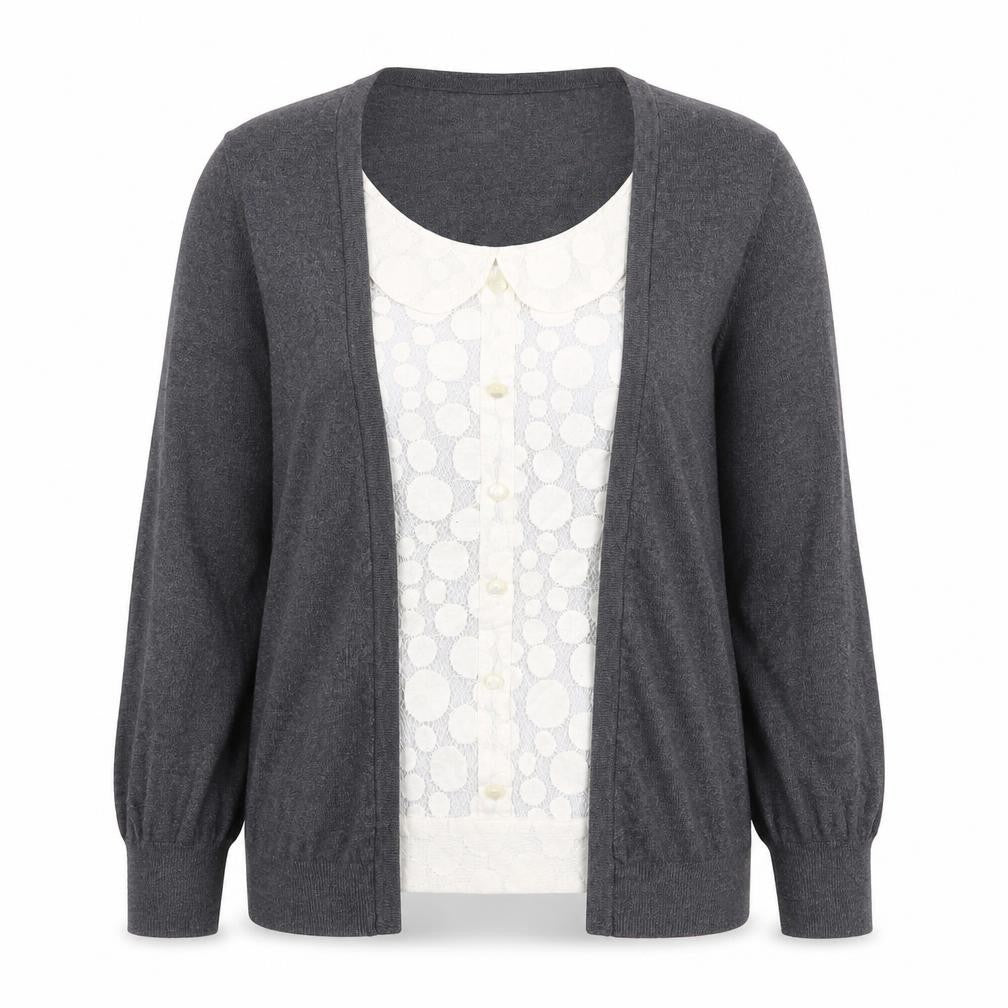 Womens UK Size 8 NEXT Grey Pullover Jumper