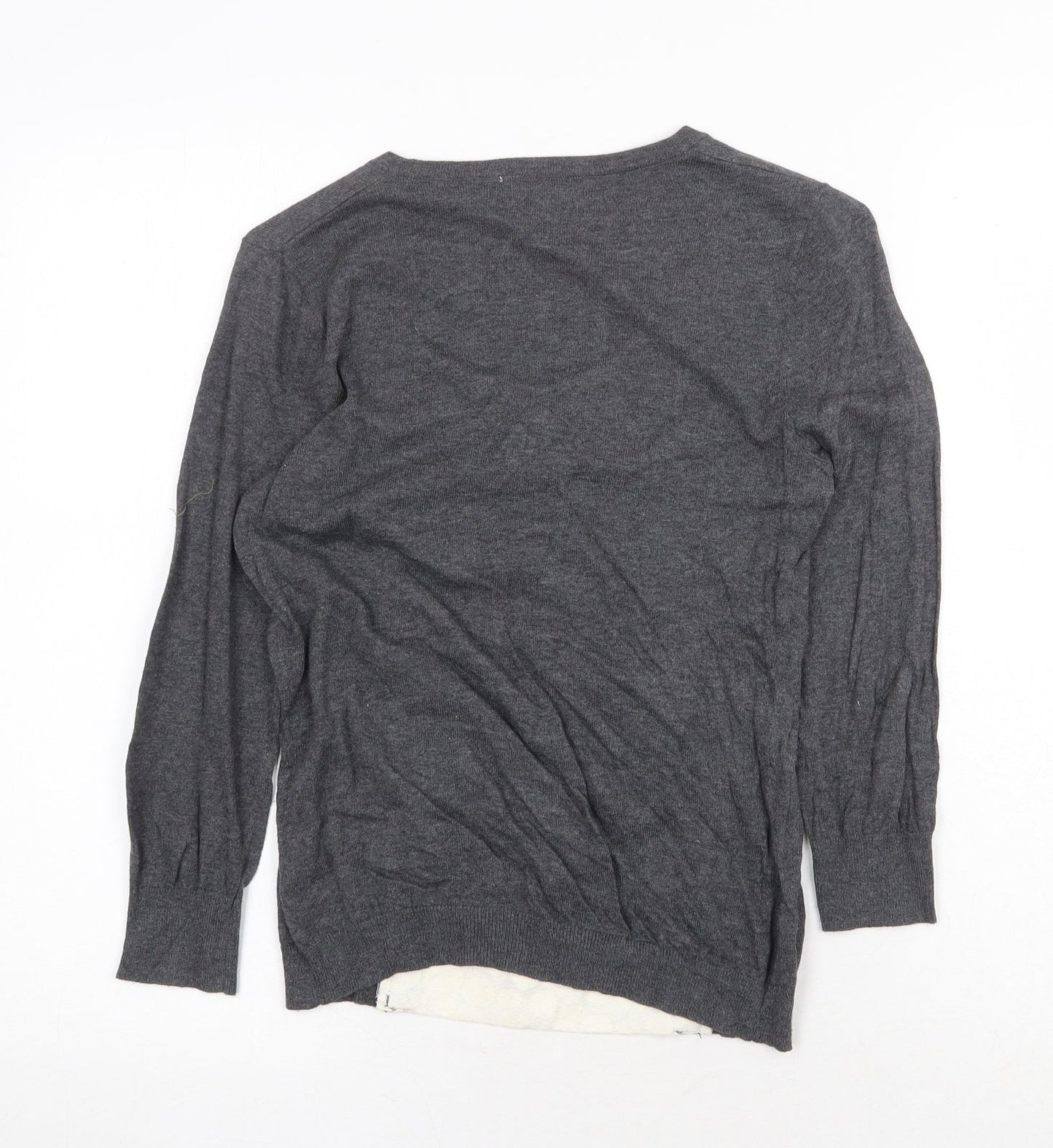 Womens UK Size 8 NEXT Grey Pullover Jumper