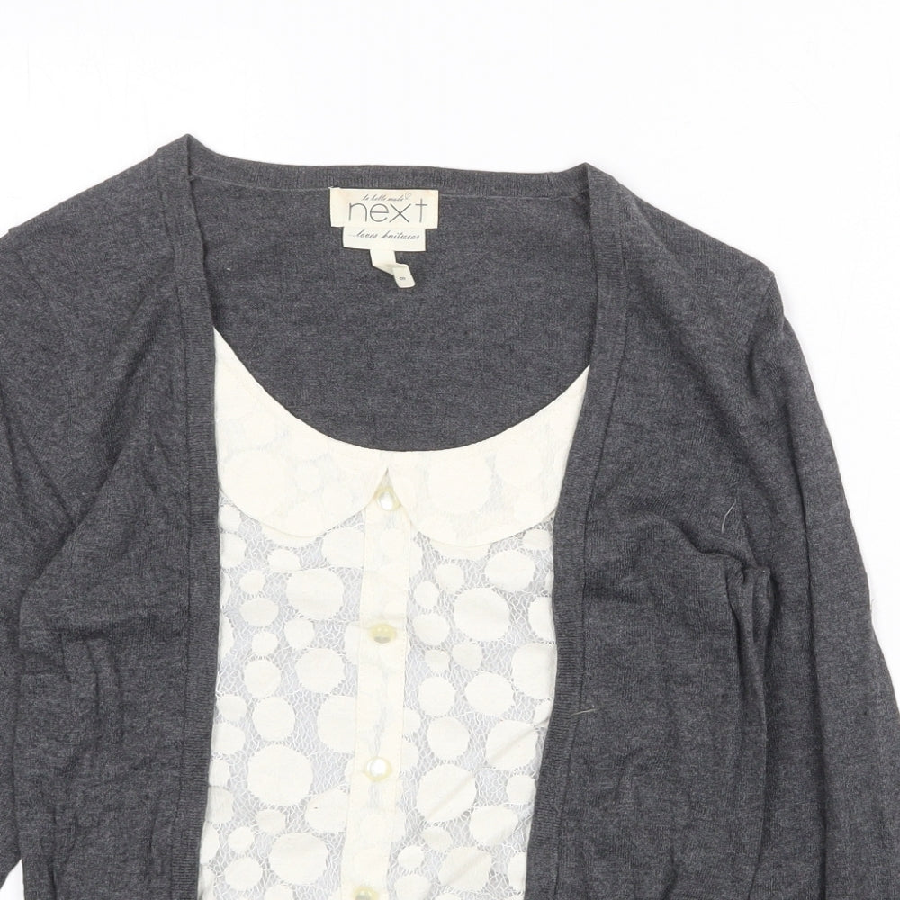 Womens UK Size 8 NEXT Grey Pullover Jumper