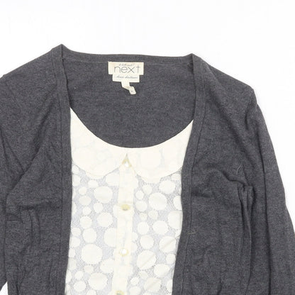 Womens UK Size 8 NEXT Grey Pullover Jumper