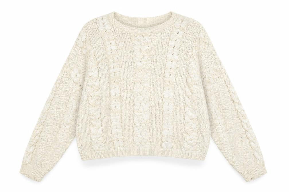 Womens UK Size 8 ASOS Beige Pullover Jumper