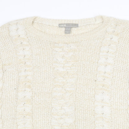 Womens UK Size 8 ASOS Beige Pullover Jumper
