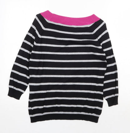 Womens UK Size 12 M&Co Black Pullover Jumper