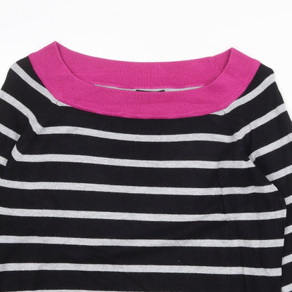 Womens UK Size 12 M&Co Black Pullover Jumper