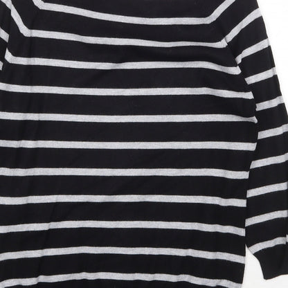 Womens UK Size 12 M&Co Black Pullover Jumper