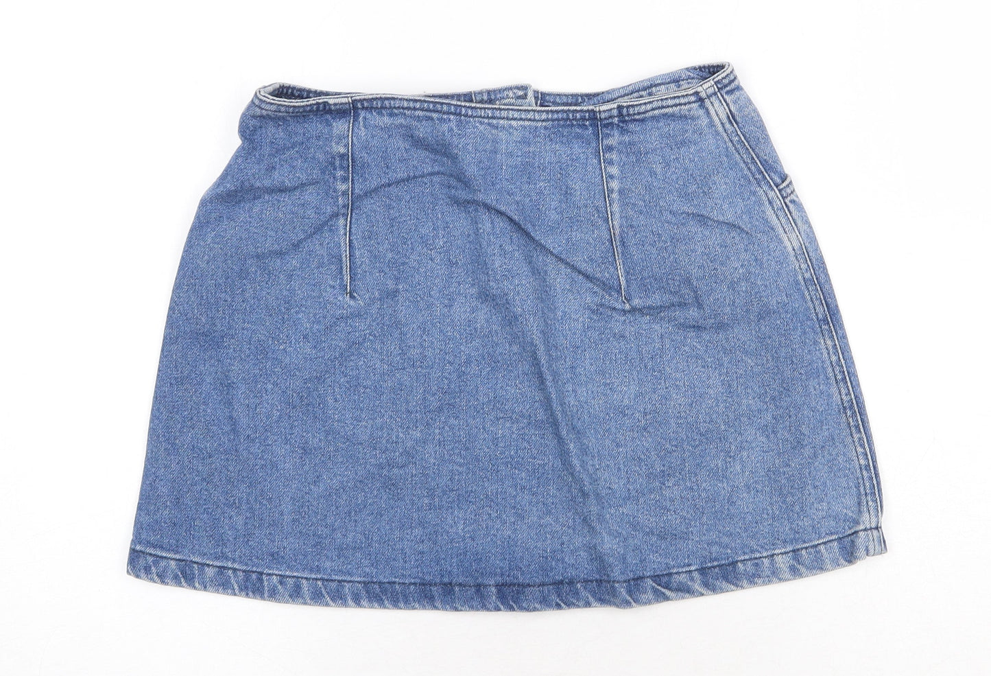 Womens UK Size 26 in Topshop Mini Denim Skirt