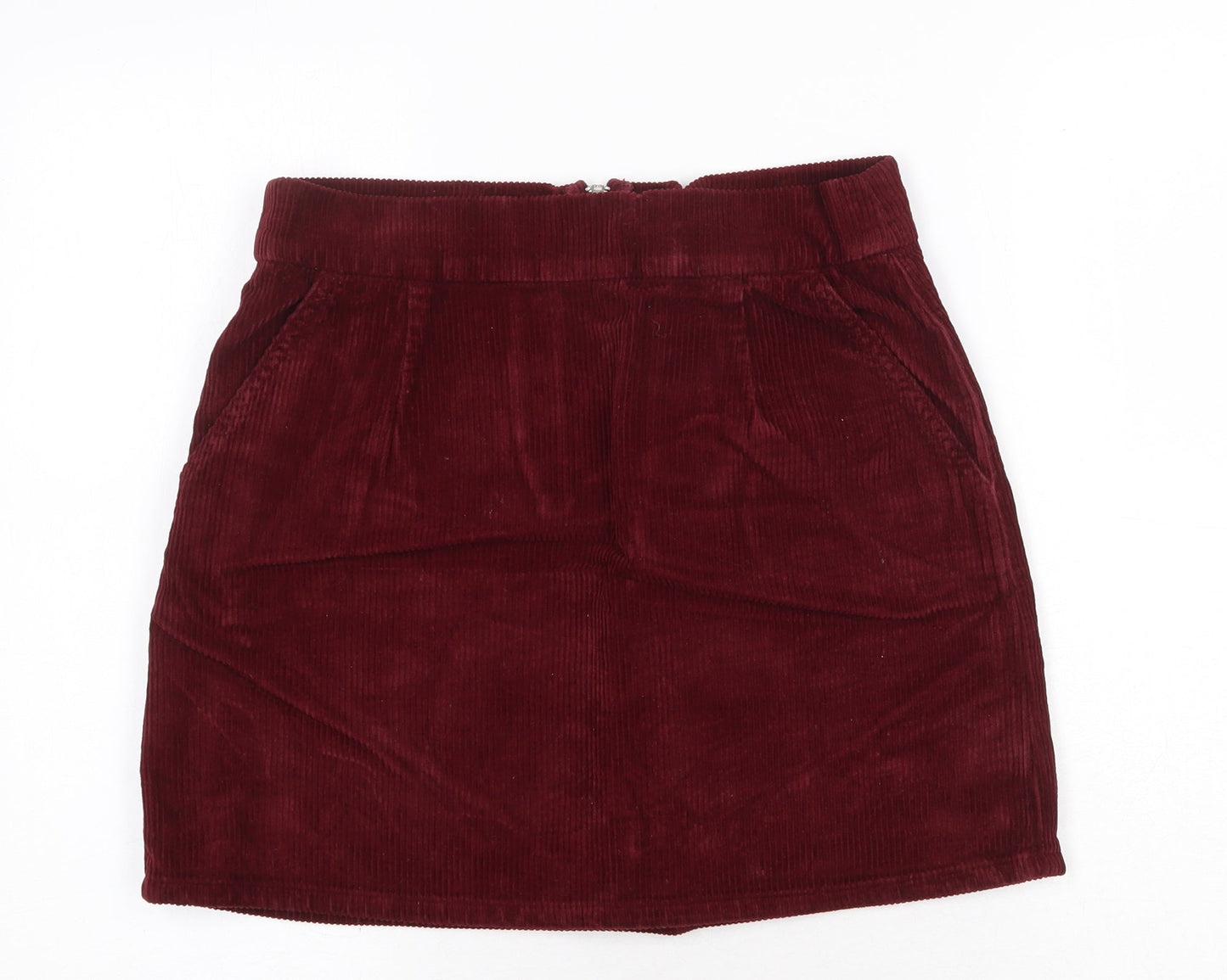 Womens UK Size 28 in Topshop A-Line Corduroy Skirt
