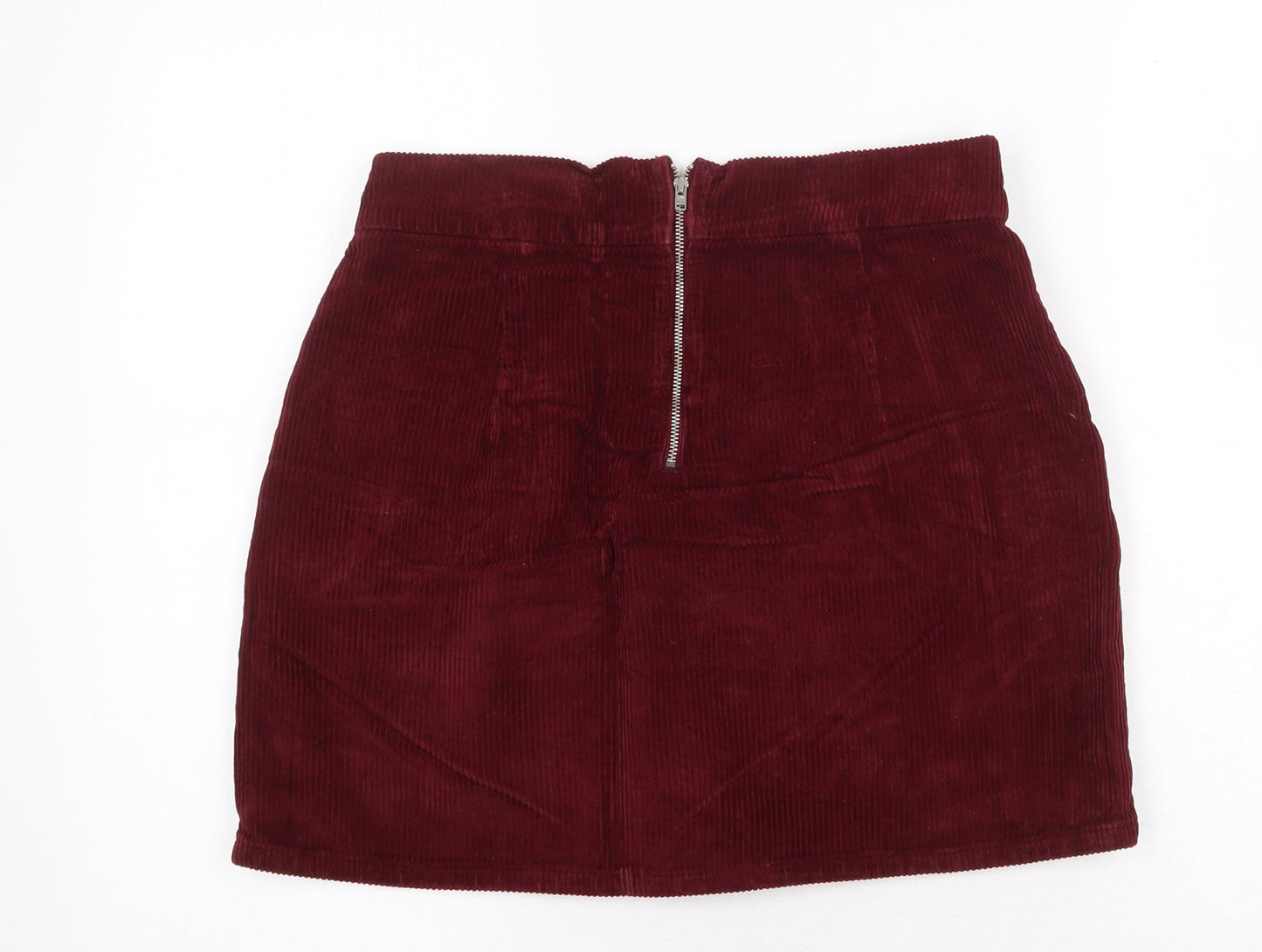 Womens UK Size 28 in Topshop A-Line Corduroy Skirt