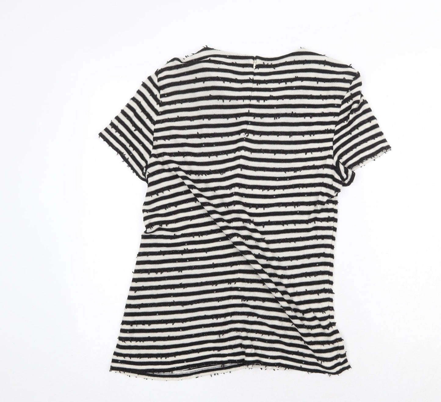 Womens UK Size L Talbots Black Basic T-Shirt