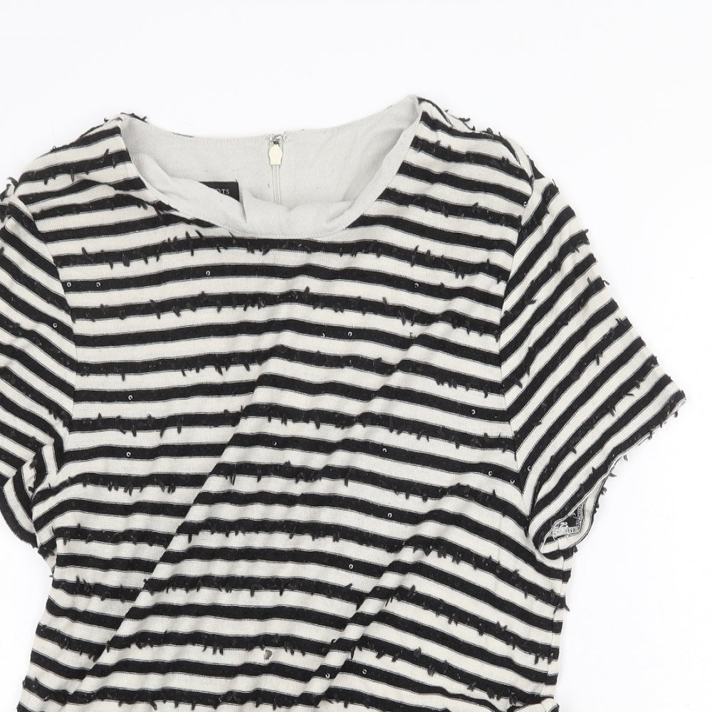 Womens UK Size L Talbots Black Basic T-Shirt