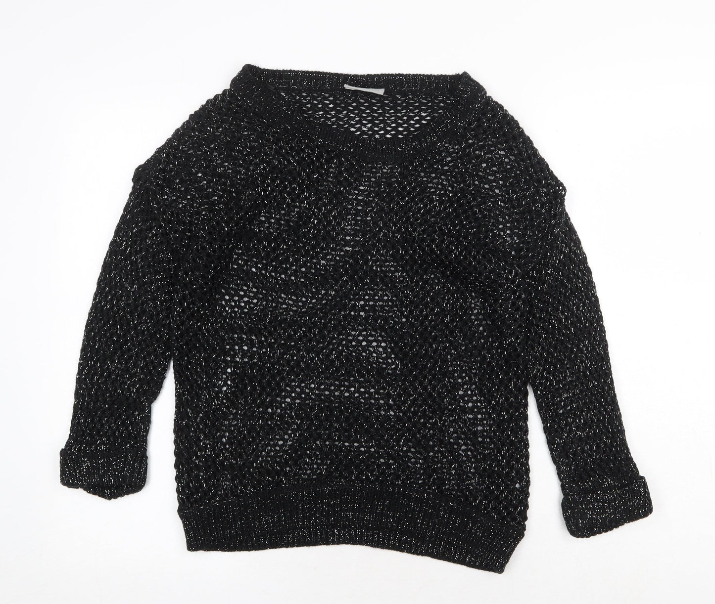 Womens UK Size S Wallis Black Pullover Jumper