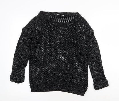 Womens UK Size S Wallis Black Pullover Jumper